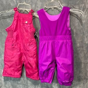 Toddler snow bib pants 6-12m